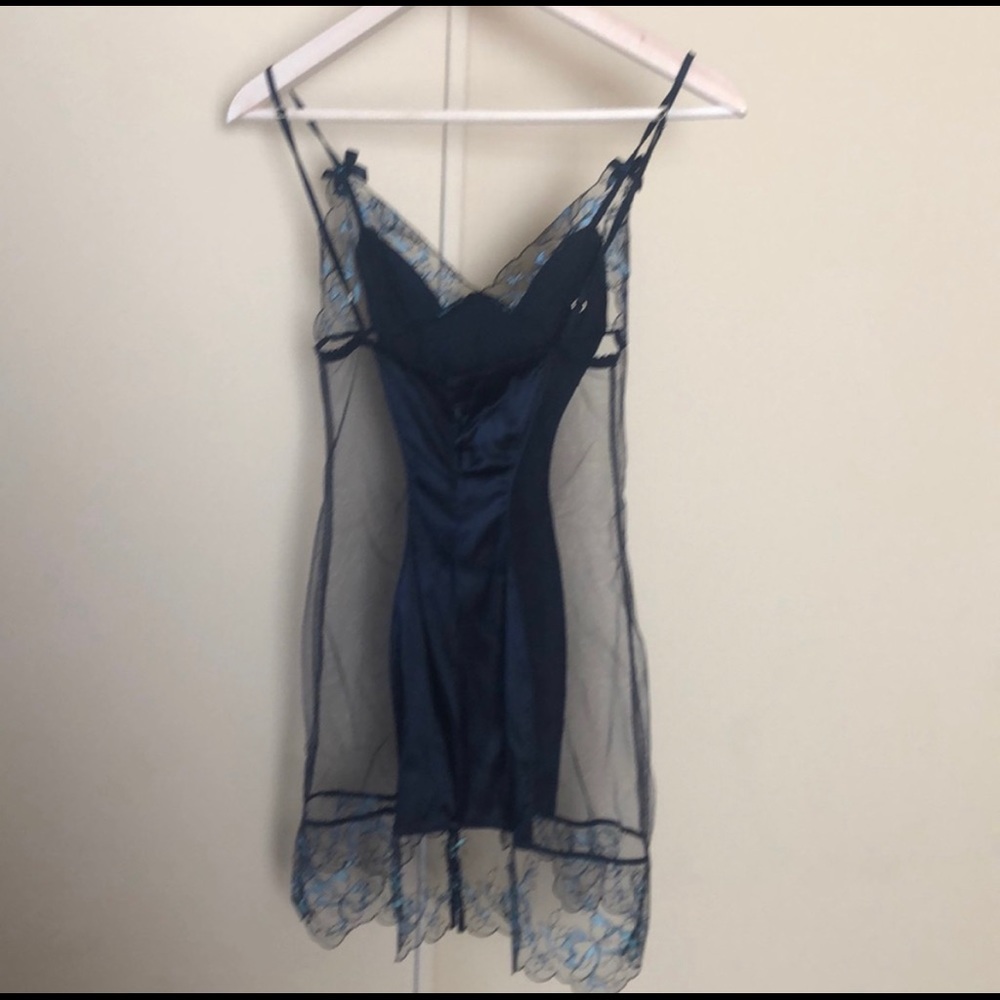 Agent Provocateur Callie slip in black. AP size 2